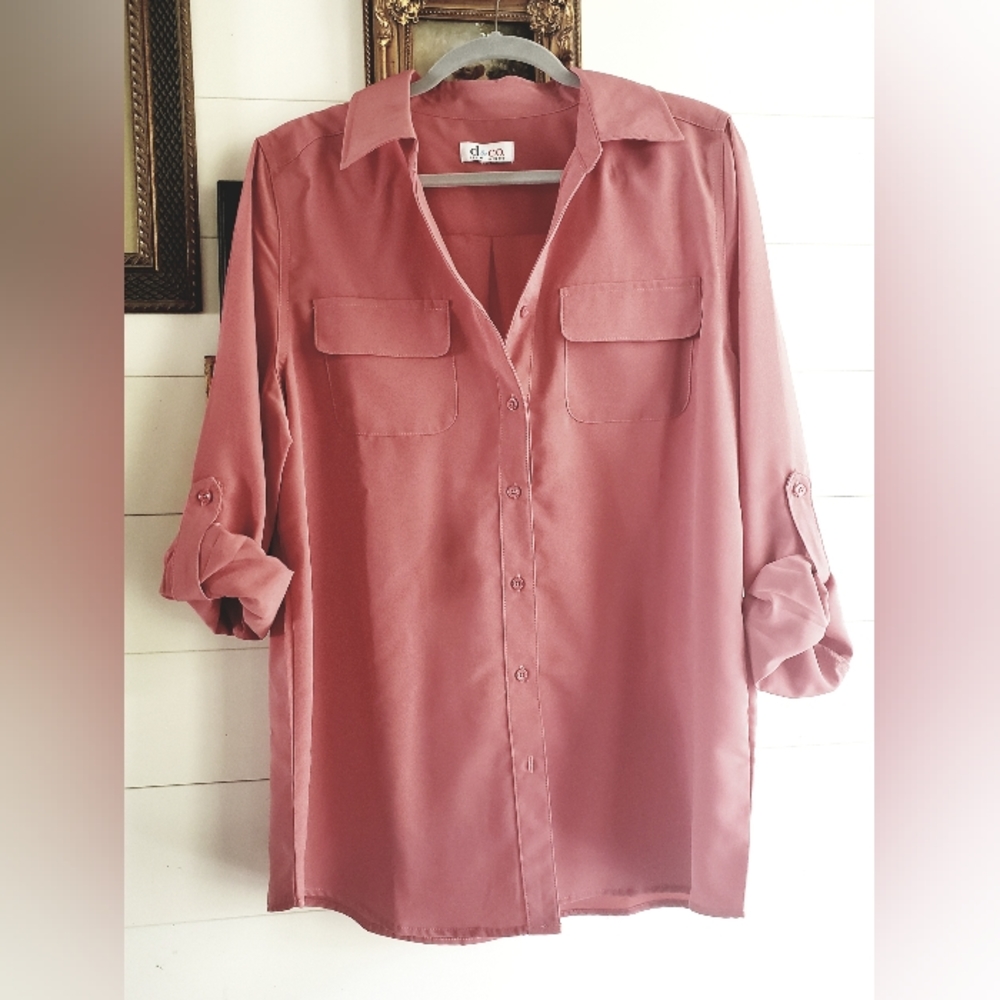 d & co. Denim  & Co. Blouse, Size M, never worn